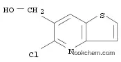 Molecular Structure of 117390-34-8 (Thieno[3,2-b]pyridine-6-methanol, 5-chloro-)